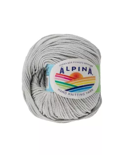 Пряжа ALPINA "RENE" 100% мерсеризованный хлопок 10 х 50 г 105 м ± 5 м арт. ГММ-101249-15-ГММ019236607282