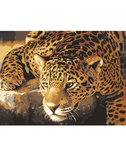 Канва/ткань с рисунком "Grafitec" серия 10.000 50 см х 40 см 10.502 Крадущийся ягуар арт. ГММ-369-6-ГММ0006513