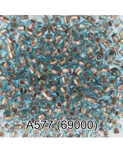 Бисер Чехия круглый 1 10/0 2.3 мм 10 х 5 г 1-й сорт А577 синий ( 69000 ) арт. ГММ-2938-132-ГММ0033395