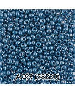 Бисер Чехия круглый 1 10/0 2.3 мм 10 х 5 г 1-й сорт A053 синий ( 38220 ) арт. ГММ-2938-147-ГММ0032654
