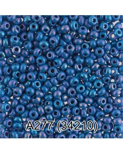 Бисер Чехия круглый 1 10/0 2.3 мм 50 г 1-й сорт A277 синий ( 34210 ) арт. ГММ-2939-167-ГММ0067222