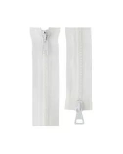 Молнии Трактор двухзамковый G2077T 80 см 10 шт двухзамковые №001 БЕЛЫЙ арт. ГММ-3876-6-ГММ0020370