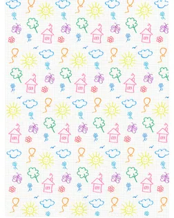 Канва/ткань с рисунком "М.П.Студия" дизайнерская канва 21 см х 30 см КД-117 арт. ГММ-6157-21-ГММ0038384