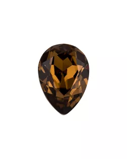 "PRECIOSA" 435-16-301 цветн. 14 х 10 мм стекло 6 шт в пакете стразы табак (smoked topaz 10220) арт. ГММ-6724-7-ГММ0081309