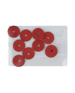 "HobbyBe" CDF-12 Диски из фибры 12 ± 0.1 мм 10 х 10 шт. для суставов мишек Тедди арт. ГММ-7467-1-ГММ0077604