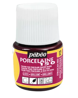 "PEBEO" Краска по фарфору и керамике под обжиг глянцевая Porcelaine 150 45 мл 024-012 красный этрусский арт. ГММ-10772-6-ГММ0060295
