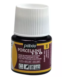 "PEBEO" Краска по фарфору и керамике под обжиг глянцевая Porcelaine 150 45 мл 024-011 гранатовый арт. ГММ-10772-7-ГММ0071439
