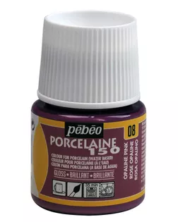 "PEBEO" Краска по фарфору и керамике под обжиг глянцевая Porcelaine 150 45 мл 024-008 розовый арт. ГММ-10772-10-ГММ0042341