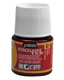 "PEBEO" Краска по фарфору и керамике под обжиг глянцевая Porcelaine 150 45 мл 024-007 рубиновый арт. ГММ-10772-11-ГММ0005462