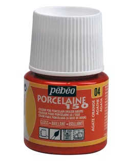 "PEBEO" Краска по фарфору и керамике под обжиг глянцевая Porcelaine 150 45 мл 024-004 агат арт. ГММ-10772-14-ГММ0035873