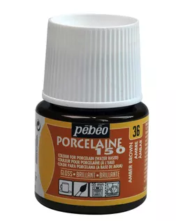 "PEBEO" Краска по фарфору и керамике под обжиг глянцевая Porcelaine 150 45 мл 024-036 янтарный арт. ГММ-10772-23-ГММ0069929