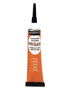 "PEBEO" Контур по фарфору и керамике под обжиг Porcelaine 150 20 мл 036-009 под медь арт. ГММ-10774-6-ГММ0027271