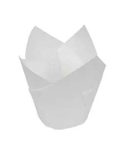 Формы для выпечки другие "S-CHIEF" PPC-D90 Бумажные "Тюльпан" d 5 см 20 шт белый арт. ГММ-11001-1-ГММ0065617