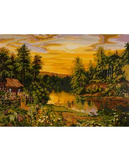 "ФРЕЯ" ALVR-39 056 Кристальная мозаика (алмазная вышивка) "Теплый вечер" 38 х 54 см арт. ГММ-12923-1-ГММ0028141