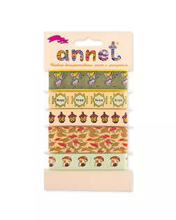 "Annet" Набор декоративных лент RGS 5 шт 008 "Моя сказка" арт. ГММ-13624-10-ГММ0032753