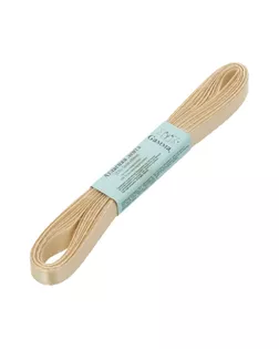 Лента атласная 6 мм ( 1/4 ") AL-6P ФАСОВКА 10 x 5.4 м №118 св.бежевый арт. ГММ-13814-120-ГММ0018555