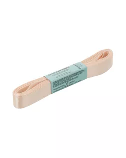 Лента атласная 12 мм ( 1/2 ") AL-12P ФАСОВКА 10 x 5.4 м №141 бежевый арт. ГММ-13815-64-ГММ0020753