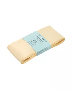 Лента атласная 50 мм ( 2 ") AL-50P ФАСОВКА 5 x 5.4 м №118 св.бежевый арт. ГММ-13817-24-ГММ0016457