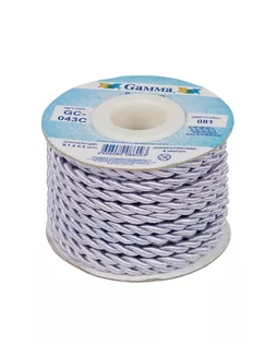 Шнур 4 мм GC-043C витой 9.1 м ±0.5 м №081 св.фиолетовый арт. ГММ-13937-16-ГММ0014225