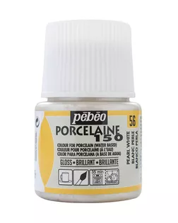 "PEBEO" Краска по фарфору и керамике под обжиг металлик Porcelaine 150 45 мл 024-056 жемчужный арт. ГММ-10773-5-ГММ058797695242