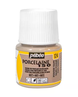 "PEBEO" Краска по фарфору и керамике под обжиг меловая матовая Porcelaine 150 45 мл 024124 бежевая пудра арт. ГММ-13053-5-ГММ064958046264