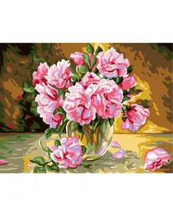 Канва/ткань с рисунком "Grafitec" серия 11.000 60 см х 50 см 11.888 Розовые розы арт. ГММ-368-15-ГММ038266781282