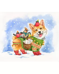 "ФРЕЯ" Пазл 500 деталей 32.5 x 47.5 см Корги с птичками PZL-500/01 арт. ГММ-100651-1-ГММ074124099564