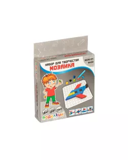 "Поделкин" MZK-01 Мозаика №04 Транспорт арт. ГММ-100661-2-ГММ070430266484