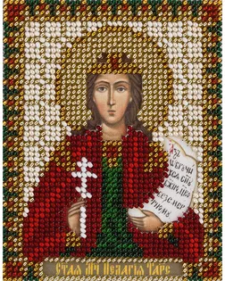 Набор для вышивания "PANNA" CM-1661 ( ЦМ-1661 ) "Икона Святой мученицы Пелагии Тарсийской" CM-1661 ( ЦМ-1661 ) "Икона Святой мученицы Пелагии Тарсийской" арт. ГММ-102300-1-ГММ025107653422