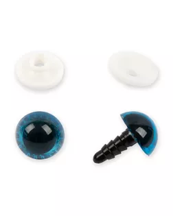 "HobbyBe" PGSL-16 Глаза пластиковые с фиксатором d 16 мм 5 х 2 шт. синий арт. ГММ-106473-1-ГММ080371389364