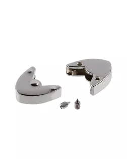 Фурнитура металл LTZ-02 Наконечник для молний 22 мм 22х20х5 мм 5 x 1 шт в пакете с картонным еврослотом №01 под никель арт. ГММ-106833-1-ГММ076088923774