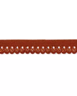 Резинка отделочная ажурная, цвет коричневый 25м арт. ГЕЛ-30294-1-ГЕЛ0177536