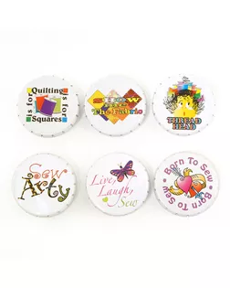 Булавки - гвоздики "WACKY PIN TIN" в жестяных круглых коробочках арт. ГЕЛ-30801-1-ГЕЛ0181405