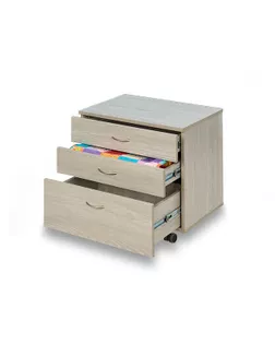 Тумба для стола QUILTERS VISION, серый дуб арт. ГЕЛ-32896-1-ГЕЛ0184021