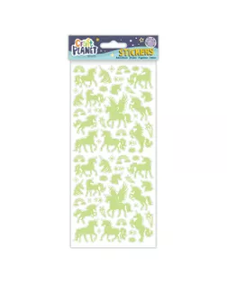 Наклейки флуоресцентные "Единорожки" Glow In The Dark арт. ГЕЛ-32557-1-ГЕЛ0184165