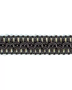 Тесьма PEGA тип интерьерная ш.1,4см (черный) 25м арт. ГЕЛ-14781-1-ГЕЛ0034897