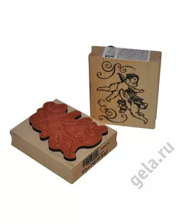 Деревянный штамп "Ангелы" арт. ГЕЛ-24766-1-ГЕЛ0051049