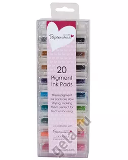 Набор мини штемпельных подушек, PAPERMANIA, 20 шт арт. ГЕЛ-16238-1-ГЕЛ0053455