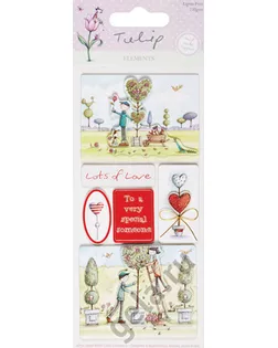 Наклейки 3D "Твой навсегда", TULIP арт. ГЕЛ-4294-1-ГЕЛ0053531