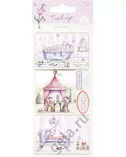 Наклейки 3D "Отдыхай", TULIP арт. ГЕЛ-16491-1-ГЕЛ0053535