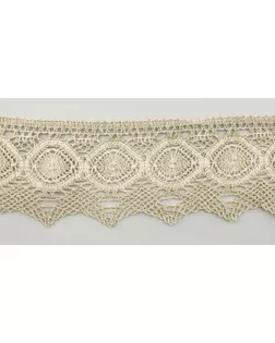 Мерсеризованное х/б кружево ш.10,5см (небеленый) арт. ГЕЛ-21366-1-ГЕЛ0054937