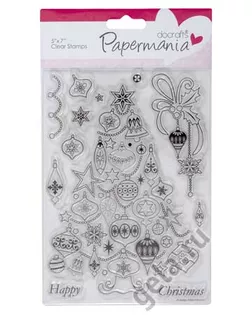 Набор прозрачных штампов "Новогодняя елка" арт. ГЕЛ-16564-1-ГЕЛ0060230