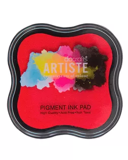 Подушка штемпельная пигментная, красный арт. ГЕЛ-15794-1-ГЕЛ0061678