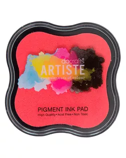 Подушка штемпельная пигментная, розовый арт. ГЕЛ-13829-1-ГЕЛ0061685