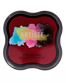 Подушка штемпельная быстро сохнущая, красный арт. ГЕЛ-20487-1-ГЕЛ0061689