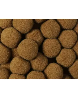 Помпоны декоративные, россыпь, д.2см (т.бежевый) уп.100 шт арт. ГЕЛ-2365-1-ГЕЛ0062380