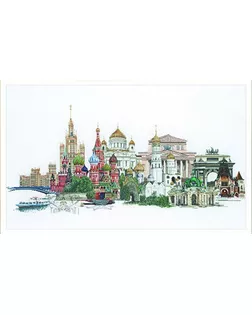 Набор для вышивания "Москва", канва аида 18 ct арт. ГЕЛ-524-1-ГЕЛ0062563