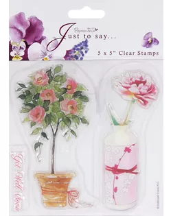 Набор прозрачных штампов "Выздоравливай" Just To Say арт. ГЕЛ-23226-1-ГЕЛ0063655