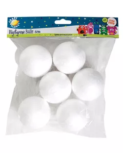 Набор форм из пенопласта "Шар", диаметр 6 см (6 шт) арт. ГЕЛ-15679-1-ГЕЛ0066578