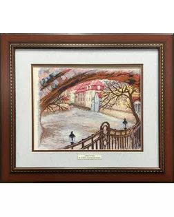 Вышитая картина "Провинциальный городок" арт. ГЕЛ-12526-1-ГЕЛ0069646